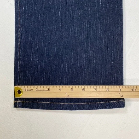 Lauren Jeans Ralph Lauren Classic Straight Dark Wash Denim Women's Jeans Size 16 - Picture 9 of 10